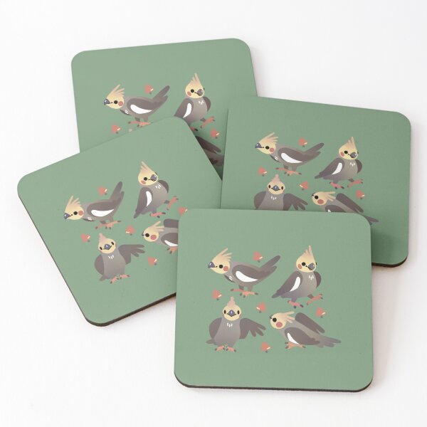 Item preview, Cockatiels and Bells 	 	 designed and sold by xrftgcig63.