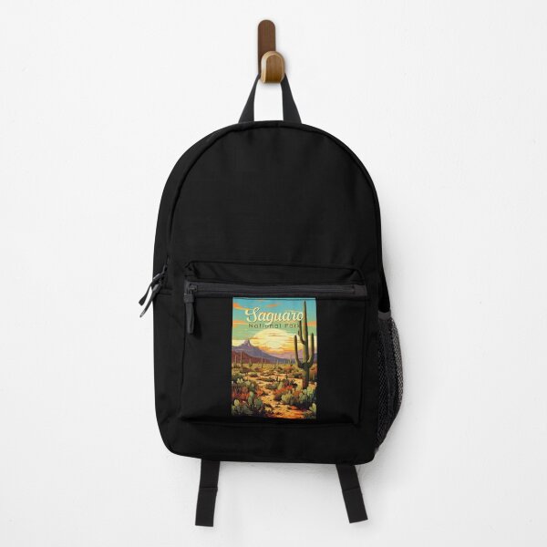 Item preview, Saguaro National Park Illustration Retro designed and sold by KrisSidDesigns.