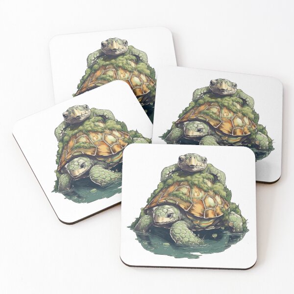 Item preview, The illustration features a vibrant and detailed depiction of a turtle designed and sold by BogatyrovaOlena.