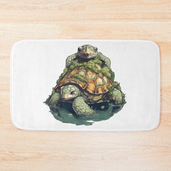 Item preview, The illustration features a vibrant and detailed depiction of a turtle designed and sold by BogatyrovaOlena.