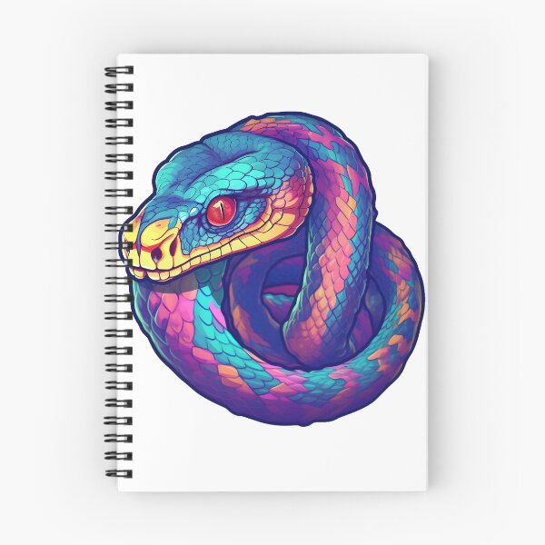Item preview, Neon Python Snake designed and sold by Kubala Designs.