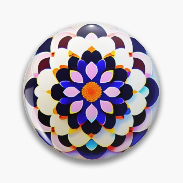 Item preview, Floral Emblem Symmetrical A designed and sold by PrimoGeometry.