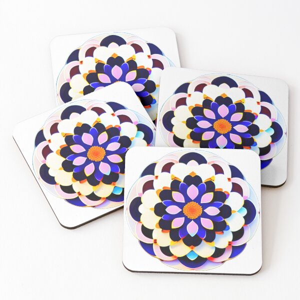 Item preview, Floral Emblem Symmetrical A designed and sold by PrimoGeometry.