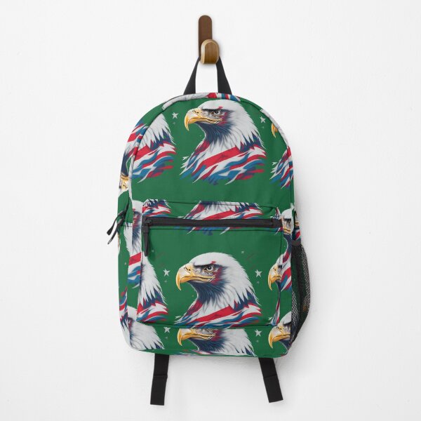 Item preview, Stars and Stripes Soar A Bald Eagle Resplendent in US Flag Colors on Independence Day designed and sold by nbvqzyvujd87.
