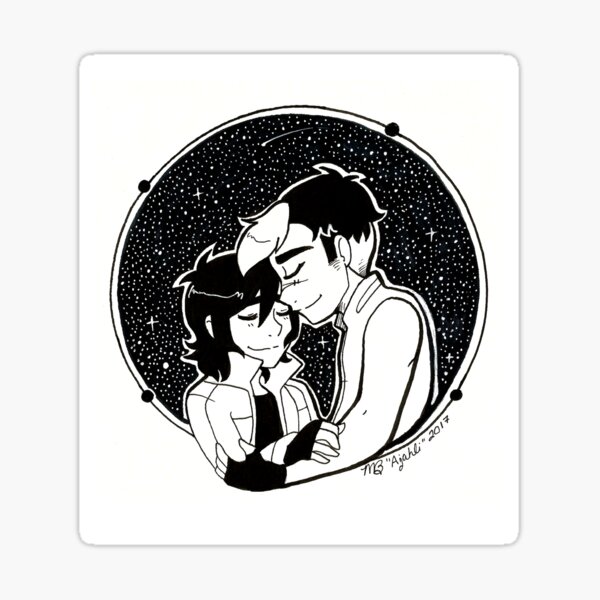 Sheith cuddle sticker Sticker