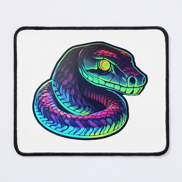 Item preview, Neon Python Snake designed and sold by Kubala Designs.