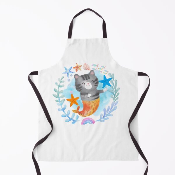 Item preview, Cute Mermaid Cat designed and sold by HappyLifeCreate.