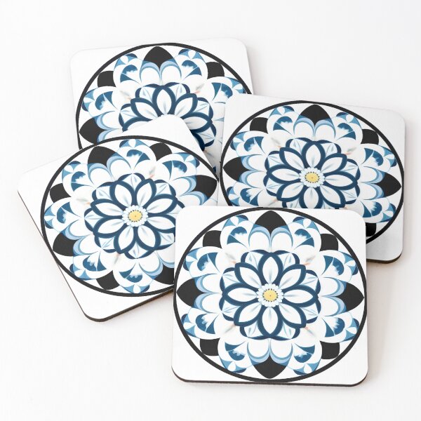 Item preview, Floral Emblem Symmetrical B designed and sold by PrimoGeometry.