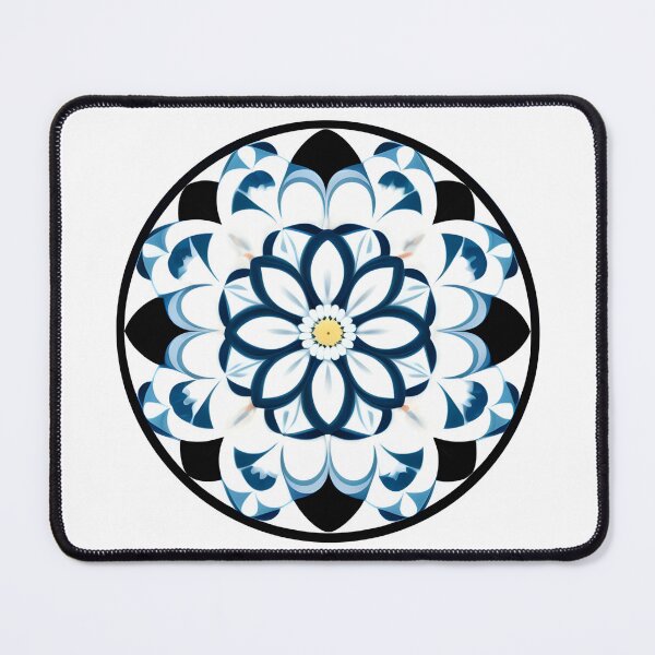 Item preview, Floral Emblem Symmetrical B designed and sold by PrimoGeometry.