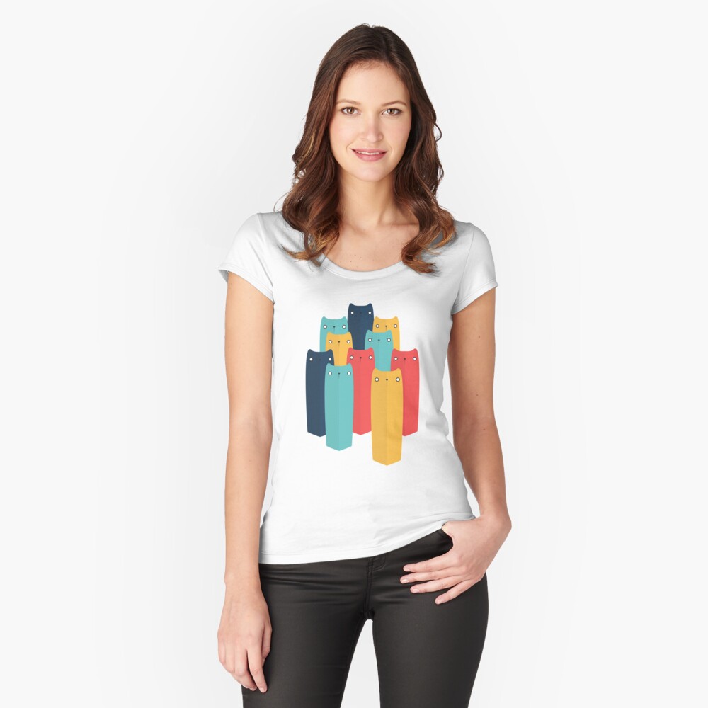 Item preview, Fitted Scoop T-Shirt designed and sold by volkandalyan.