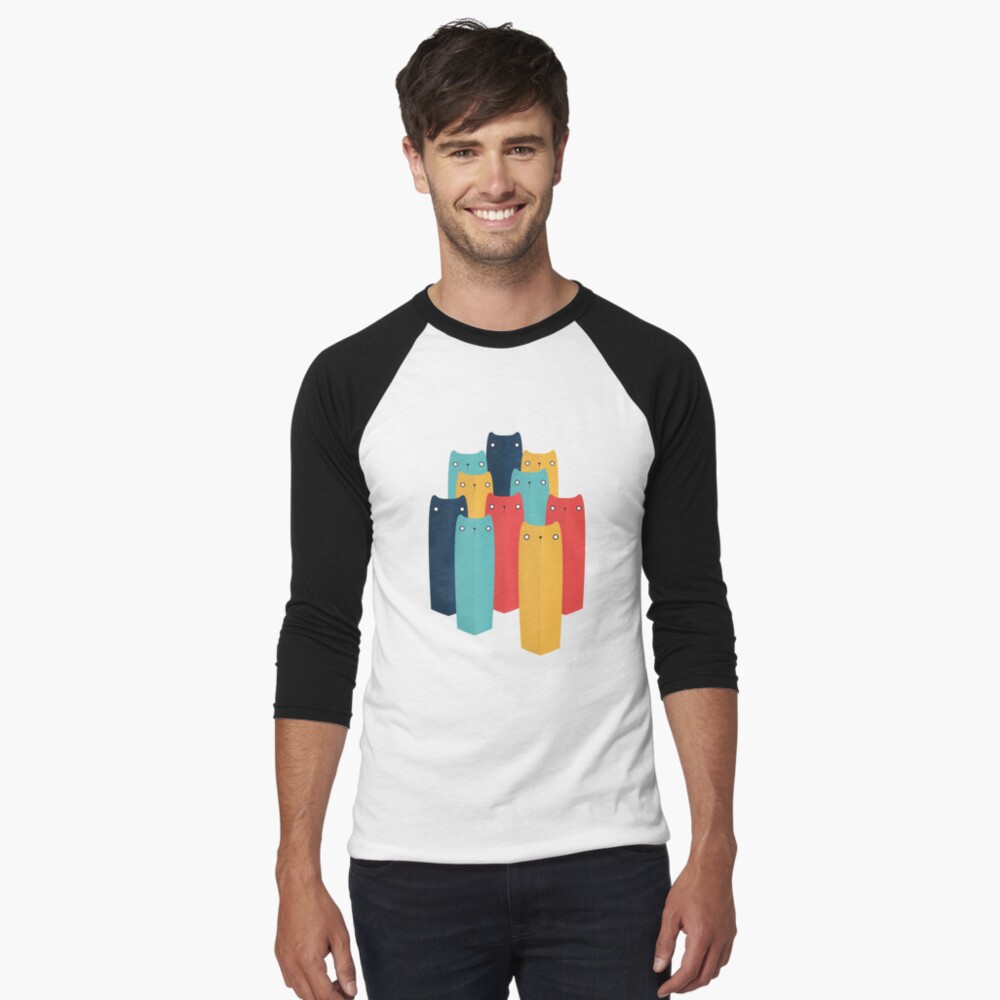 Item preview, Baseball ¾ Sleeve T-Shirt designed and sold by volkandalyan.