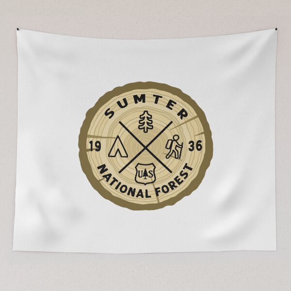 Item preview, Sumter National Forest Log Slice designed and sold by VanyaKar.