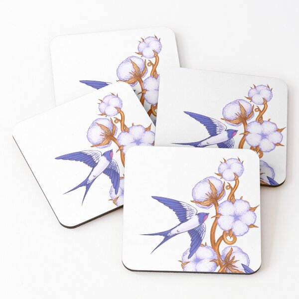 Item preview, Summer dried flowers and flying birds designed and sold by liiafis.