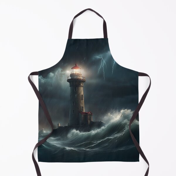 Item preview, Lighthouse at sea raging designed and sold by Dani-68.