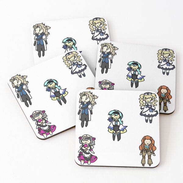 Artikelvorschau, Badly Drawn Mondstadt 4 Sticker Pack entworfen und verkauft von casserolestan.
