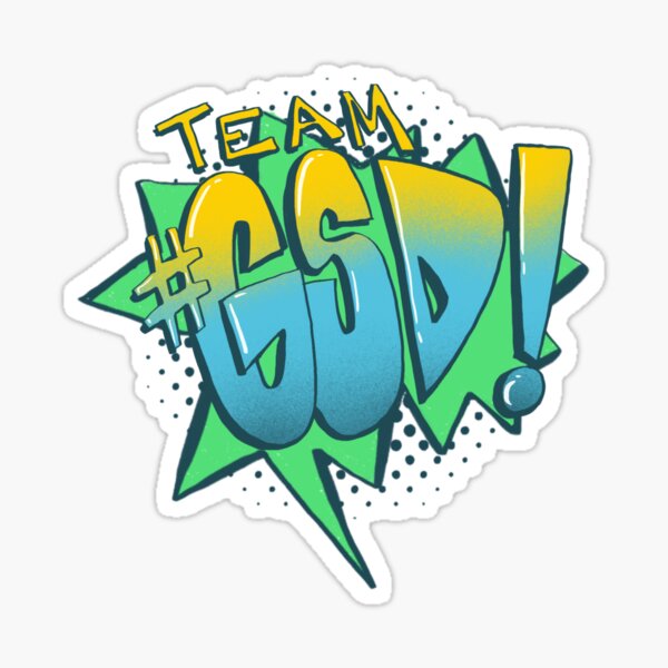 Item preview, #GSD - Team Logo designed and sold by Art by Rosa Spark.