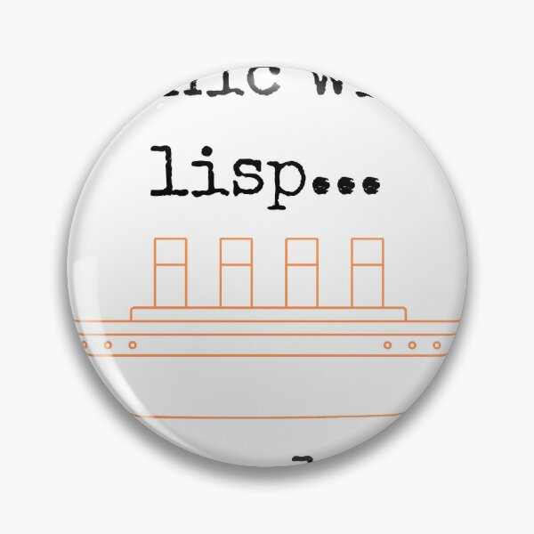 Item preview, Imagine the Titanic with a lisp...It would be unthinkable designed and sold by burton-nash.