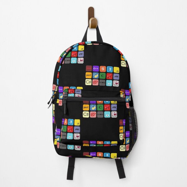 Item preview, programming languages ​​color mosaic designed and sold by burton-nash.