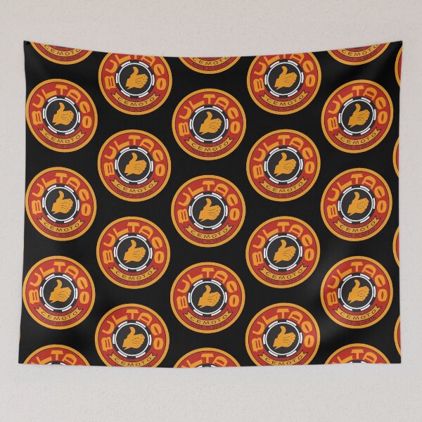 Item preview, BULTACO LOGO RED GOLD designed and sold by ely-nfranck.