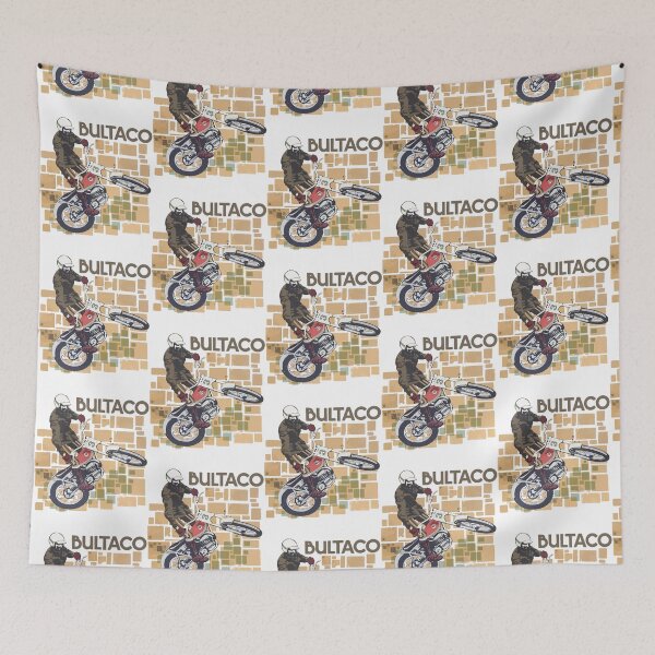 Item preview, Bultaco Moto Rider Saltando En Acción Camiseta  designed and sold by ely-nfranck.