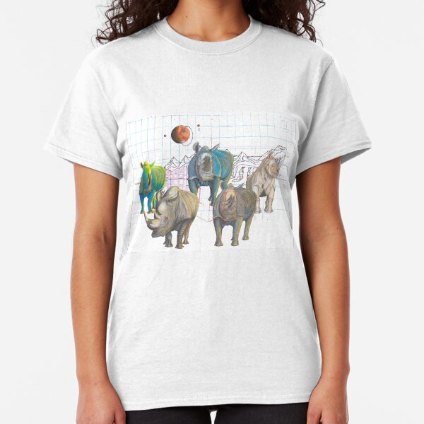 A Crash of Five Rhinos Tall Classic T-Shirt