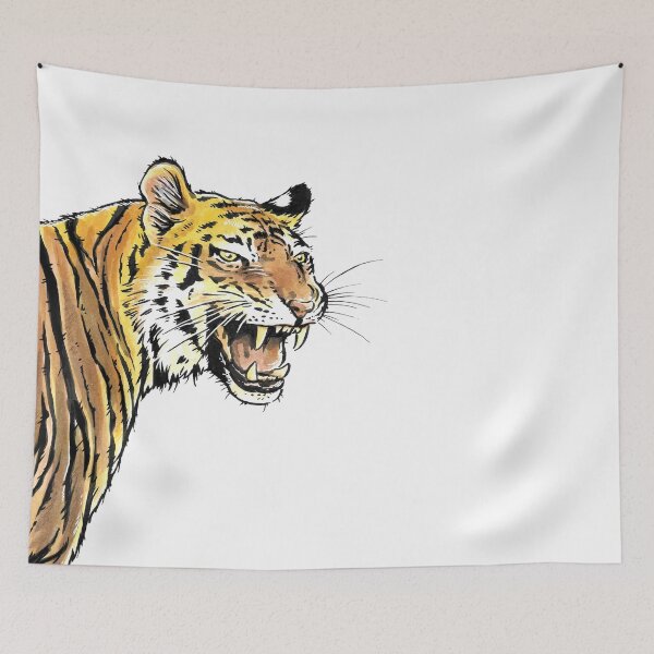 Item preview, Tiger watercolor designed and sold by Motivburg.