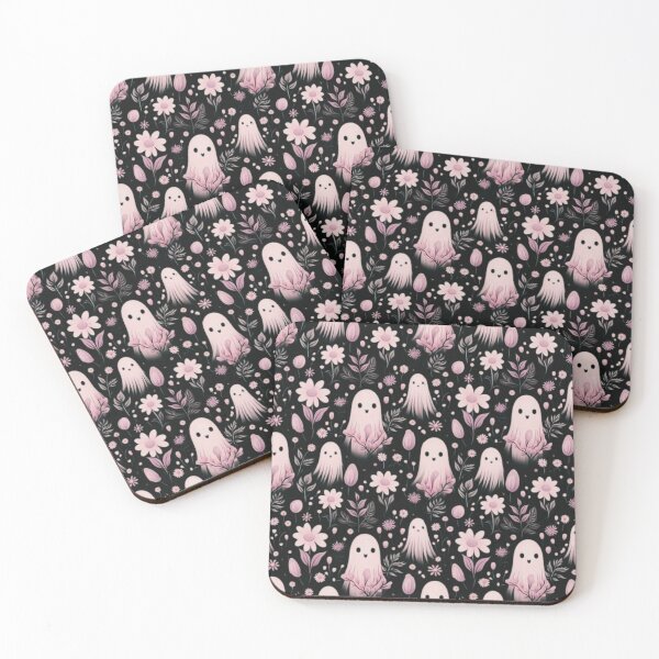 Item preview, Happy Pink Ghosts  designed and sold by HappyLifeCreate.