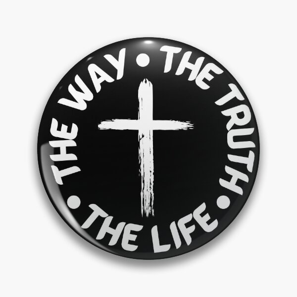 Item preview, The Way, The Truth, The Life Christian Cross Design designed and sold by CrossAndCrown.