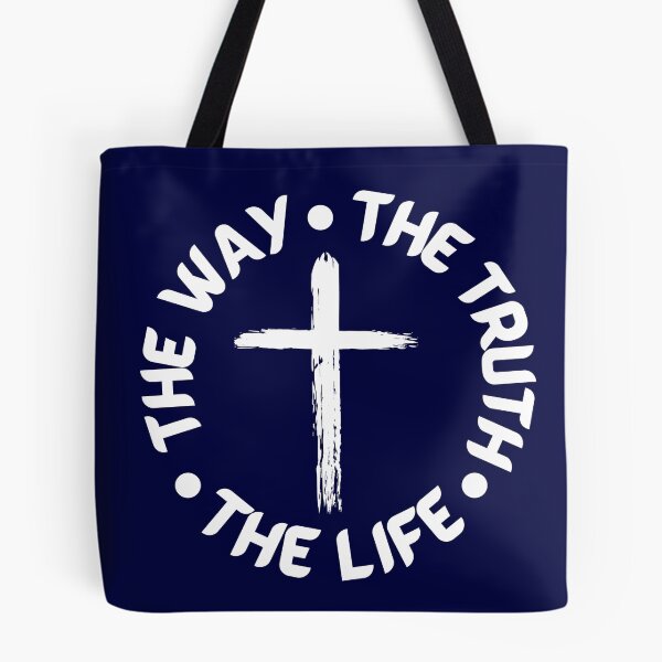 Item preview, The Way, The Truth, The Life Christian Cross Design designed and sold by CrossAndCrown.