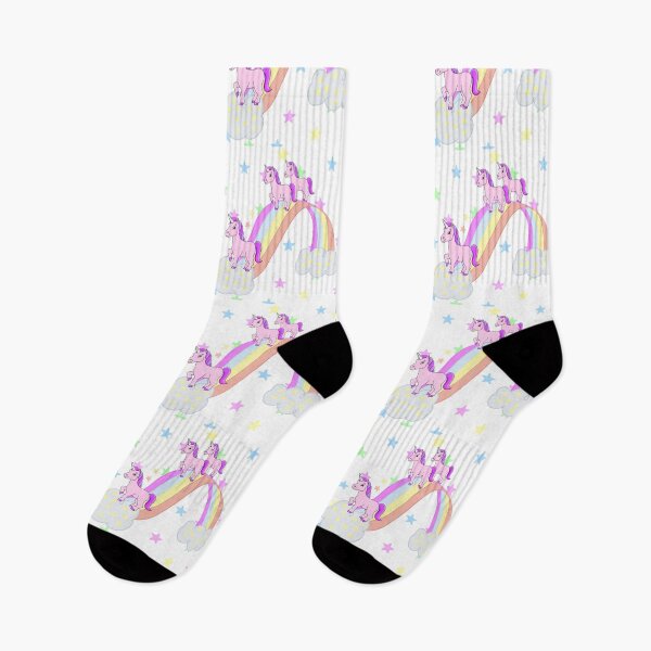Item preview, Unicorn party on the rainbow designed and sold by Veremis.