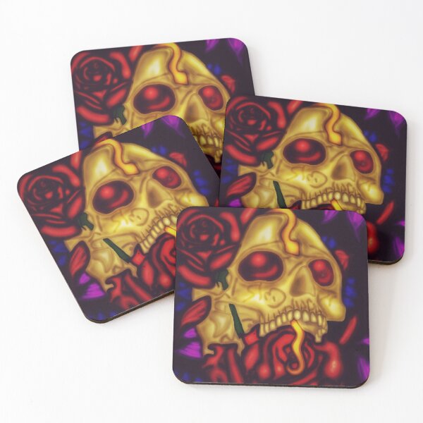 Item preview, Floral Skull designed and sold by BlueGlowDesign.