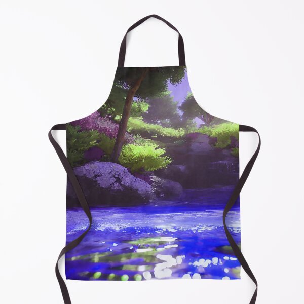 Item preview, Landscape Pond and Trees Blue Water and Sea Green Leaves designed and sold by deniselynnimage.