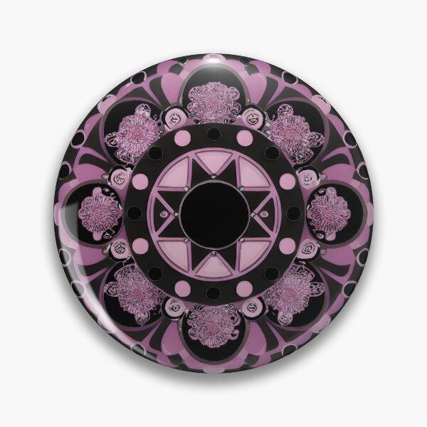 Item preview, Floral Emblem Symmetrical F designed and sold by PrimoGeometry.