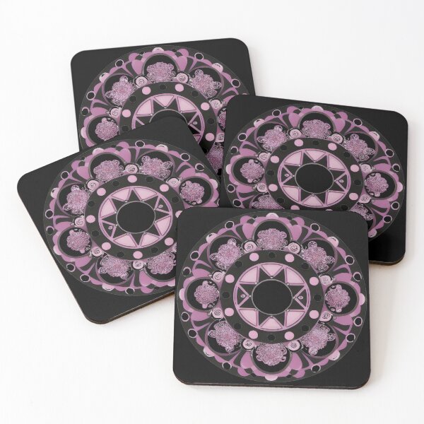 Item preview, Floral Emblem Symmetrical F designed and sold by PrimoGeometry.