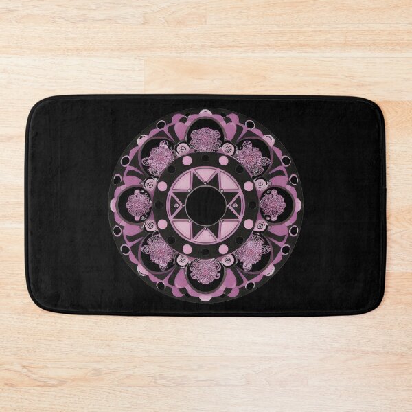 Item preview, Floral Emblem Symmetrical F designed and sold by PrimoGeometry.