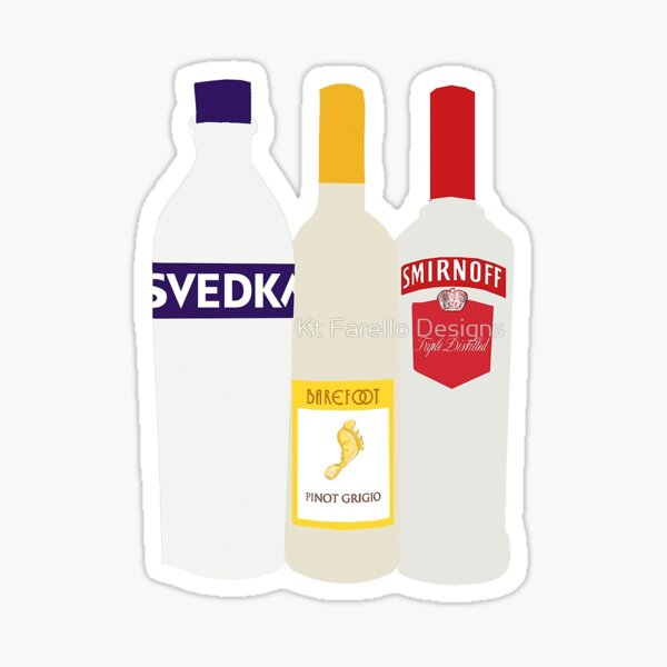 Alcohol Sticker
