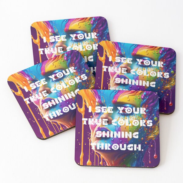 Item preview, I see your true colors shining through - Pride Month designed and sold by Wishing-Wings.