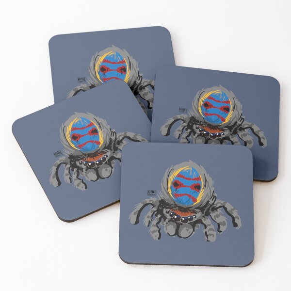 Item preview, Peacock Spider Doodle designed and sold by MrHinkleDraws.