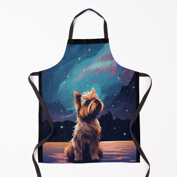 Item preview, York Terrier Looks Up at the Starry Sky designed and sold by Je-we.