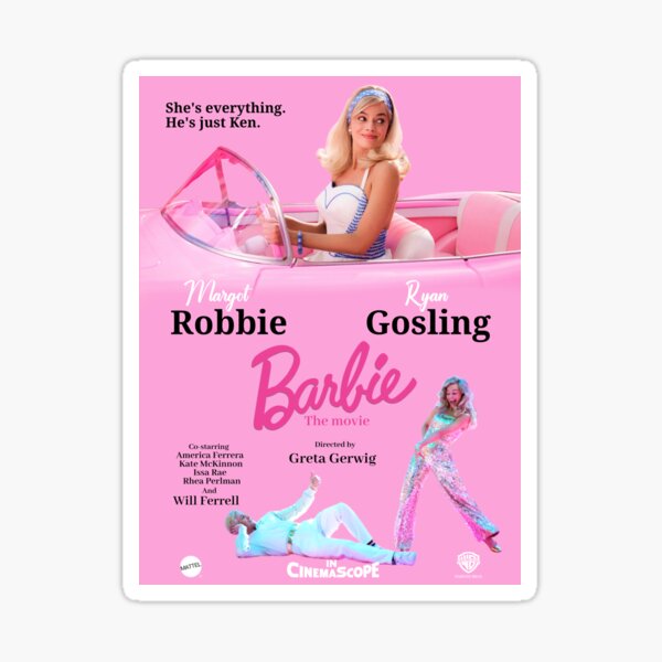 Hoja de pegatinas Barbie La película Props - 31029560 BarbiePedia