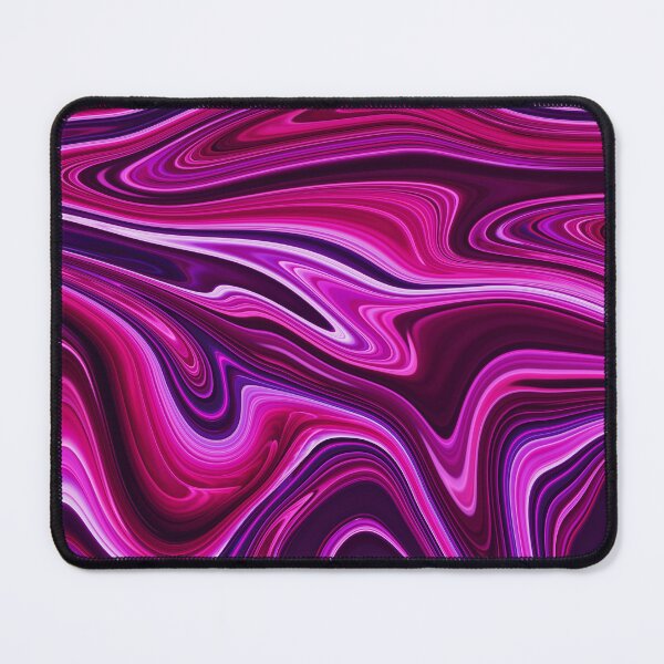 Item preview, Neon pink and purple liquid paint marble pattern designed and sold by 1Celery.