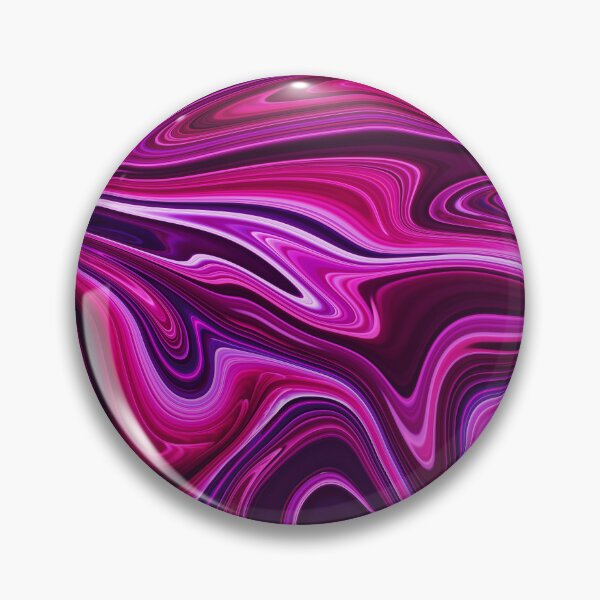 Item preview, Neon pink and purple liquid paint marble pattern designed and sold by 1Celery.