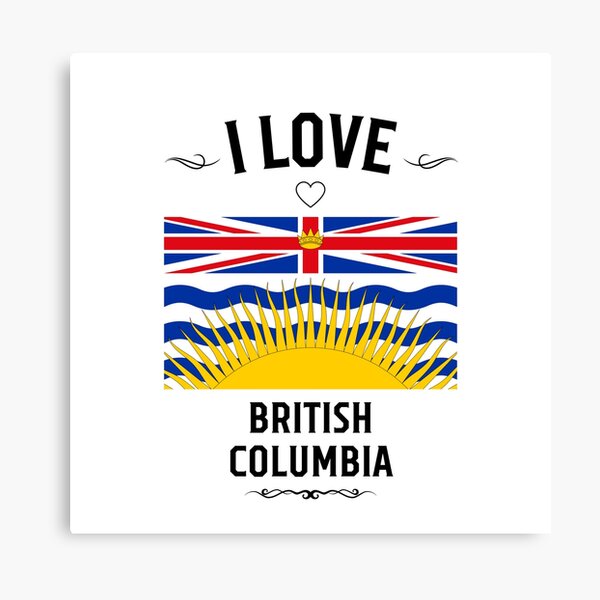 Item preview, I Love British Columbia designed and sold by LoveMyRoots.