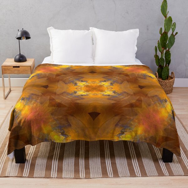 Item preview, brown and blue grey golden period piece designed and sold by effervescence.