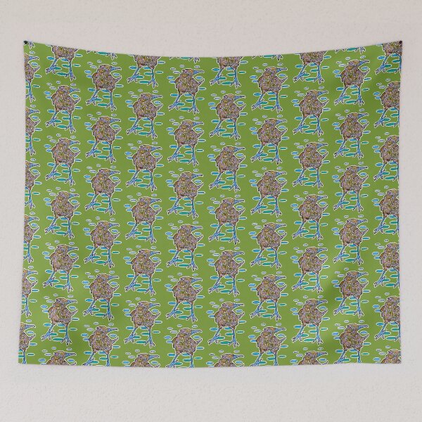 Item preview, Grumpy  bird in camouflage colors designed and sold by weilertsen.
