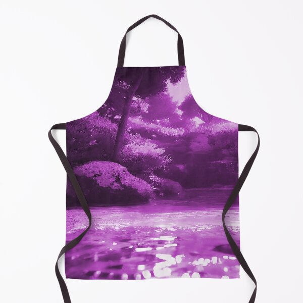 Item preview, Landscape Pond and Trees Solid Lavender designed and sold by deniselynnimage.