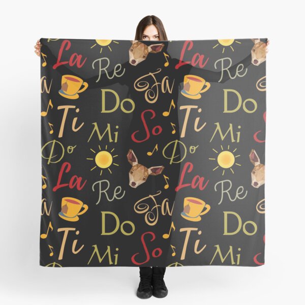 Item preview, Do Re Mi Cute Sound of Music Song Pattern designed and sold by IceCreamMuseum.