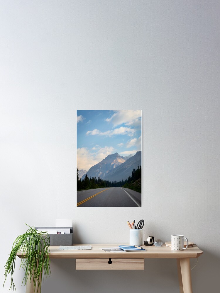 Thumbnail 2 of 3, Poster, Highway Sunset designed and sold by NickWalkerPhoto.