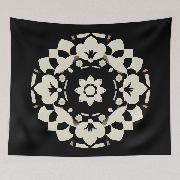 Item preview, Floral Emblem Symmetrical G designed and sold by PrimoGeometry.