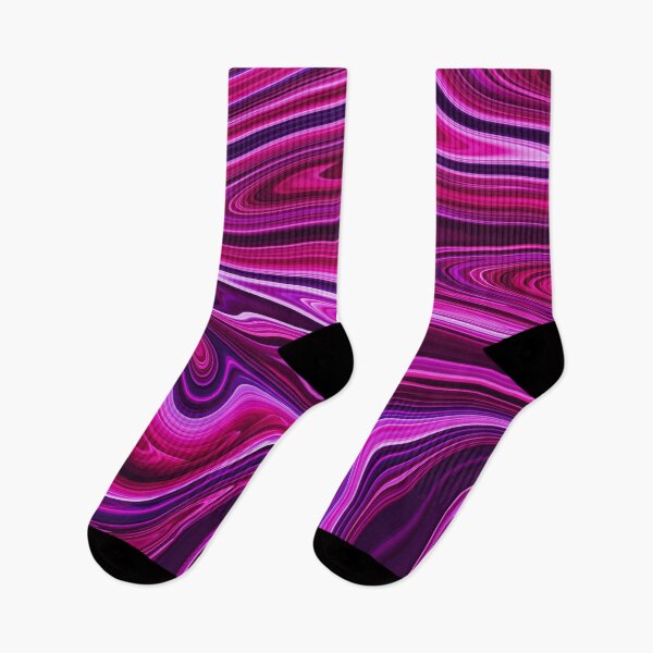 Item preview, Neon pink and purple liquid paint marble pattern designed and sold by 1Celery.